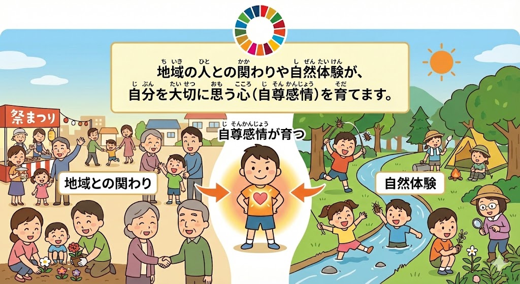 �n��̐l�Ƃ̌𗬂⎩�R�̌����A���w���̎����������ނ��Ƃ�}������SDGs����p�C���X�g�B